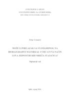 prikaz prve stranice dokumenta Može li prelazak sa standardnog na biorazgradivi materijal utjecati na način lova jednostrukih mreža stajaćica?