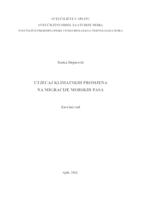 prikaz prve stranice dokumenta Utjecaj klimatskih promjena na migracije morskih pasa