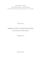 prikaz prve stranice dokumenta Mikroplastika u sedimentima ispod uzgajališta školjkaša