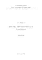 prikaz prve stranice dokumenta Biološka aktivnost smeđe alge Dictyota dichotoma